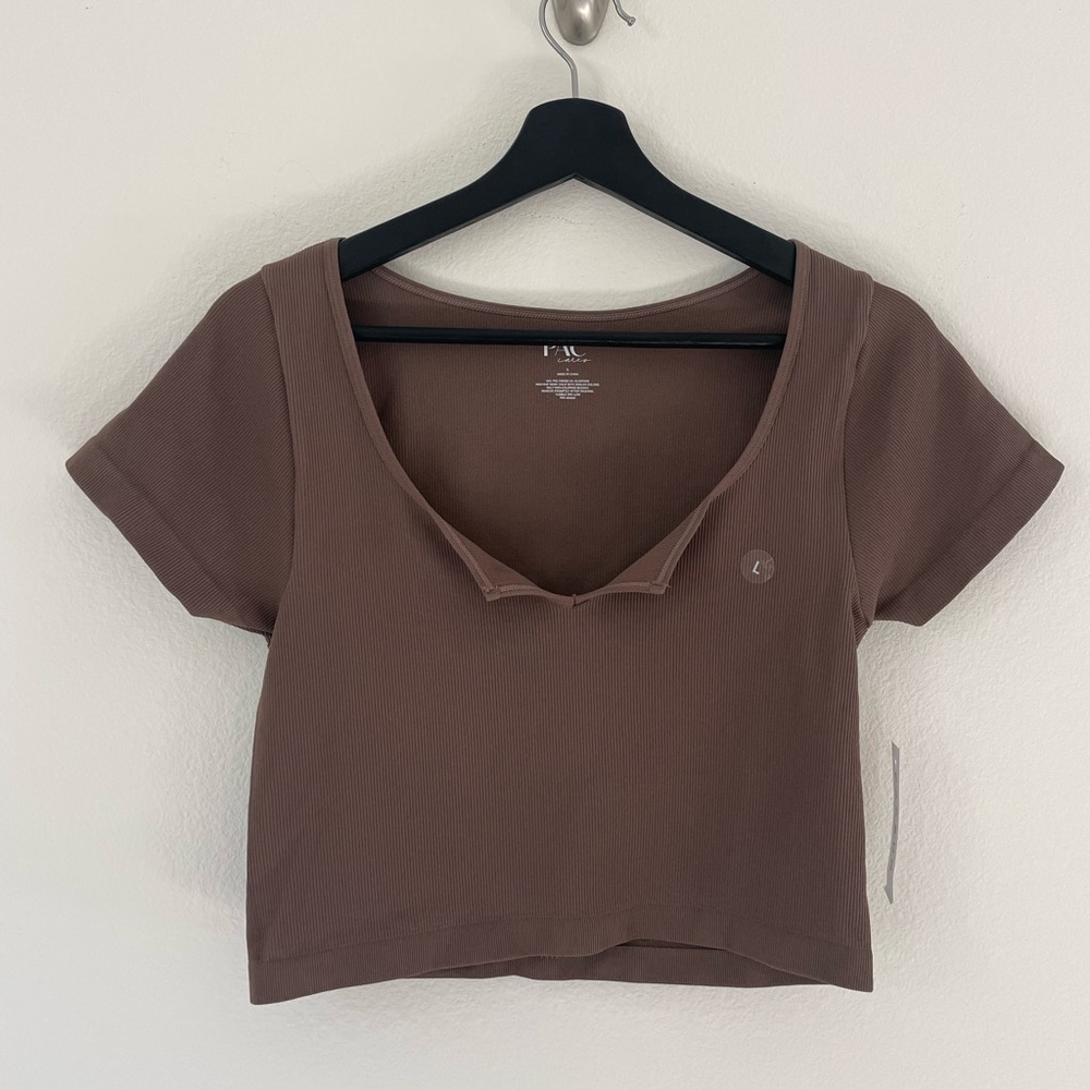 PacSun Cute Short Tee Brown